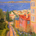 Kathleen Elsey Plein Air Painting Presidio Steps San Francisco